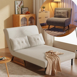Ghế Sofa Giường Gấp Gọn Đa Năng Khung Thép ,Sofa Giường Gấp 2 Trong 1 Chất Liệu Vải Nhung Có Khóa Kéo Dễ dàng Làm Sạch