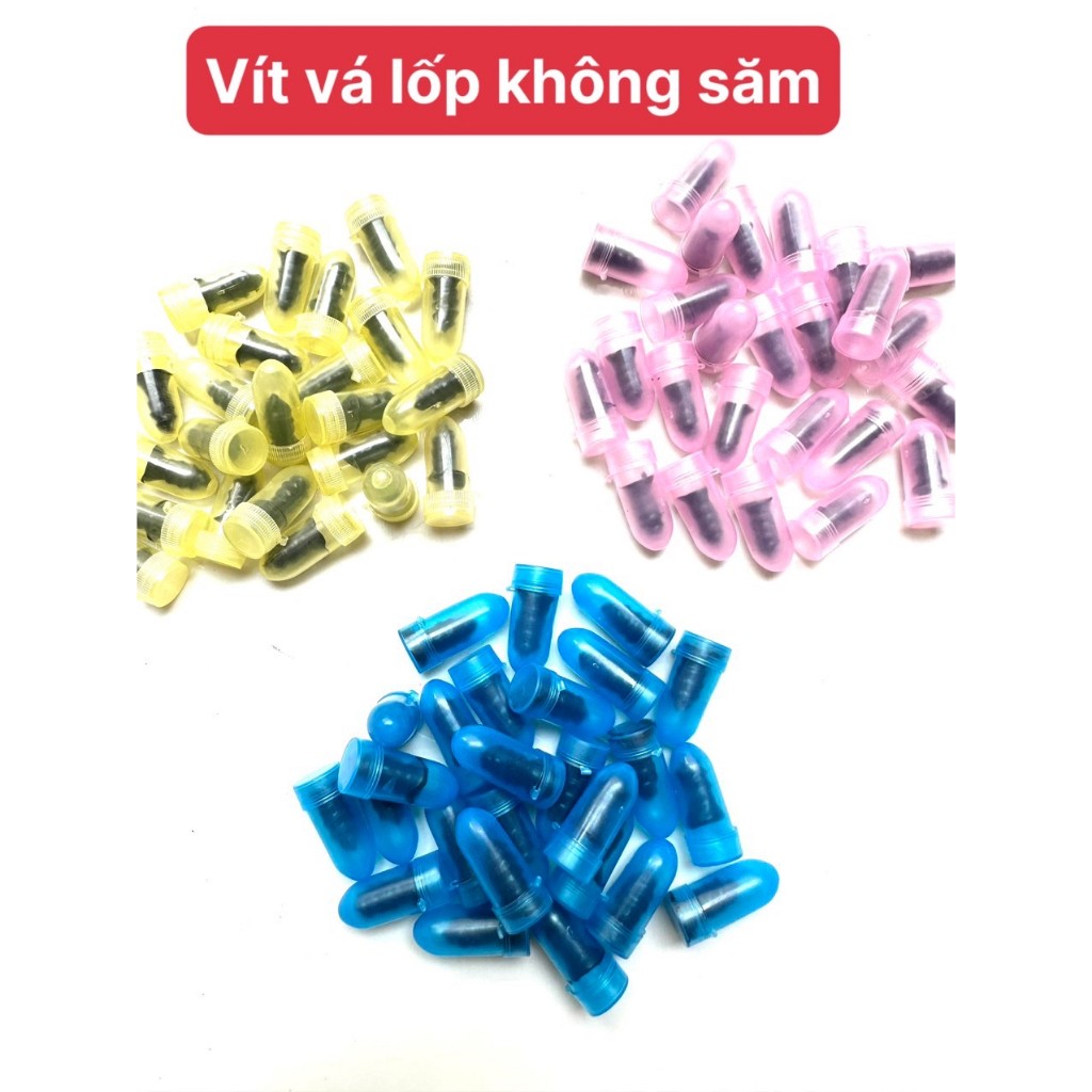Vít Vá Lốp,Ốc Vá Lốp Không Săm, 1 bịch 100c,Vít Vá Lốp Không Săm,To,nhỏ,vừa