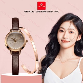 Julius official | combo đồng hồ julius nữ ja-979 + vòng julius