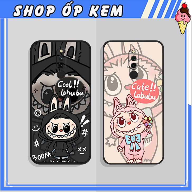 Ốp Xiaomi Redmi 8 Hinh Labubu Popmart hot trend siêu xịn đẹp