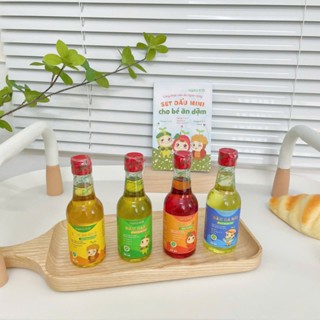 Dầu ăn dặm Hakukid cho bé chai 60ml bổ sung dinh dưỡng vi chất, Dầu ăn dặm cho bé Hakukid tăng cường miễn dịch cho bé