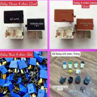 Relay bãi nhật denso nais 4 chân điện 12v