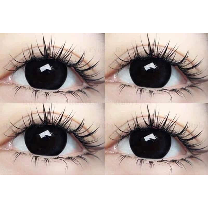 BLACK - LENS ĐEN GIÃN TO TONE BABY - 0 Độ