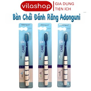 Bàn chải đánh răng người lớn, bàn chải răng adonguni no.270, sợi lông siêu mềm
