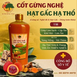 Cốt Gừng Nghệ Hạt Gấc Hạ Thổ Dùng Cho Toàn Thân CSSX Hằng Thuận Tây Nguyên