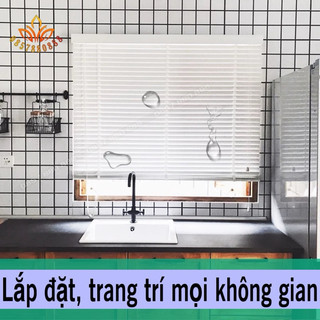 Rèm sáo nhựa,rèm phòng tắm, rèm lật cao cấp