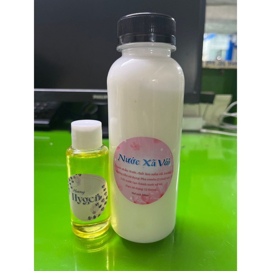 NGUYÊN LIỆU PHA NƯỚC XẢ VẢI HƯƠNG HYGEN 5 LÍT