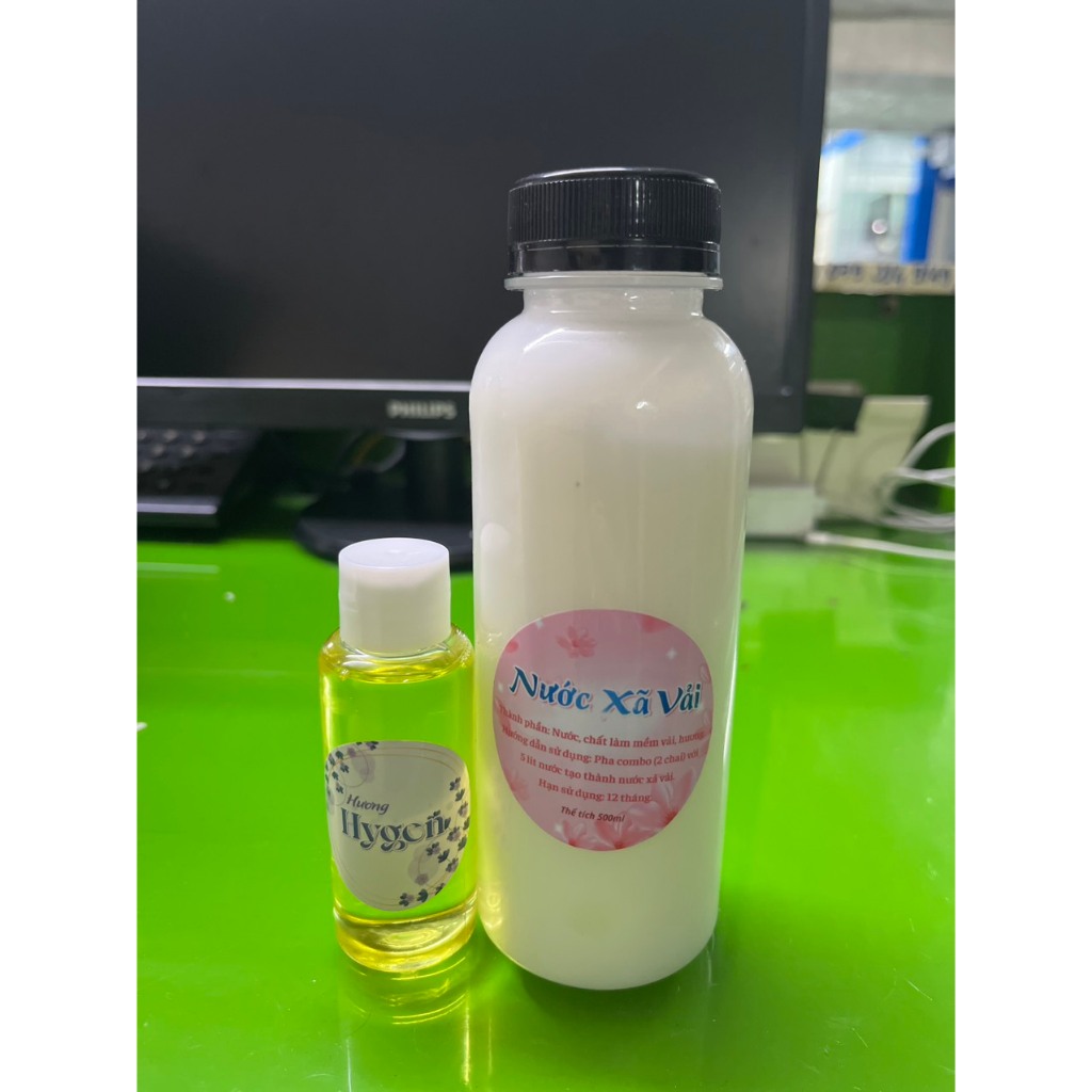 NGUYÊN LIỆU PHA NƯỚC XẢ VẢI HƯƠNG HYGEN 5 LÍT