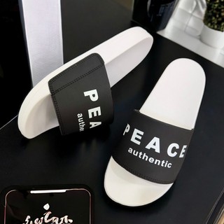 Dép nam nữ quai ngang Unisex PEACE sắc nét đế API êm chân, bền dẹp kiểu dáng Basic Hàng loại 1 D7762