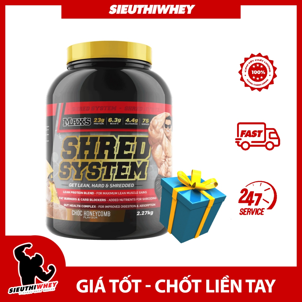 SỮA TĂNG CƠ GIẢM MỠ SHRED SYSTEM 5LBS