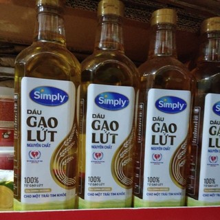 Dầu Gạo Lứt nguyên chất 1 lít