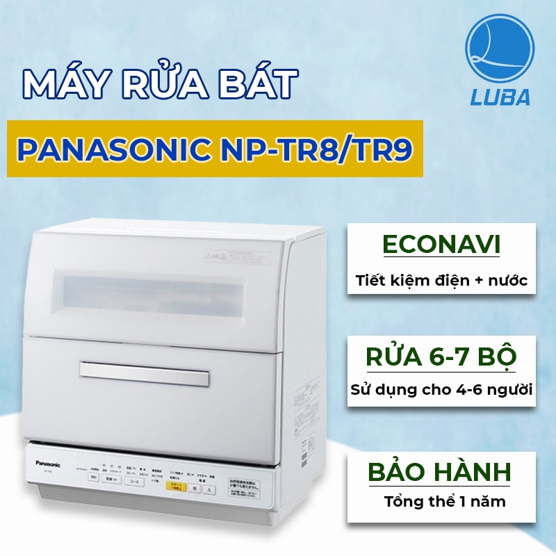 Máy rửa chén bát Panasonic NP-TR8 và NP-TR9 nội địa nhật