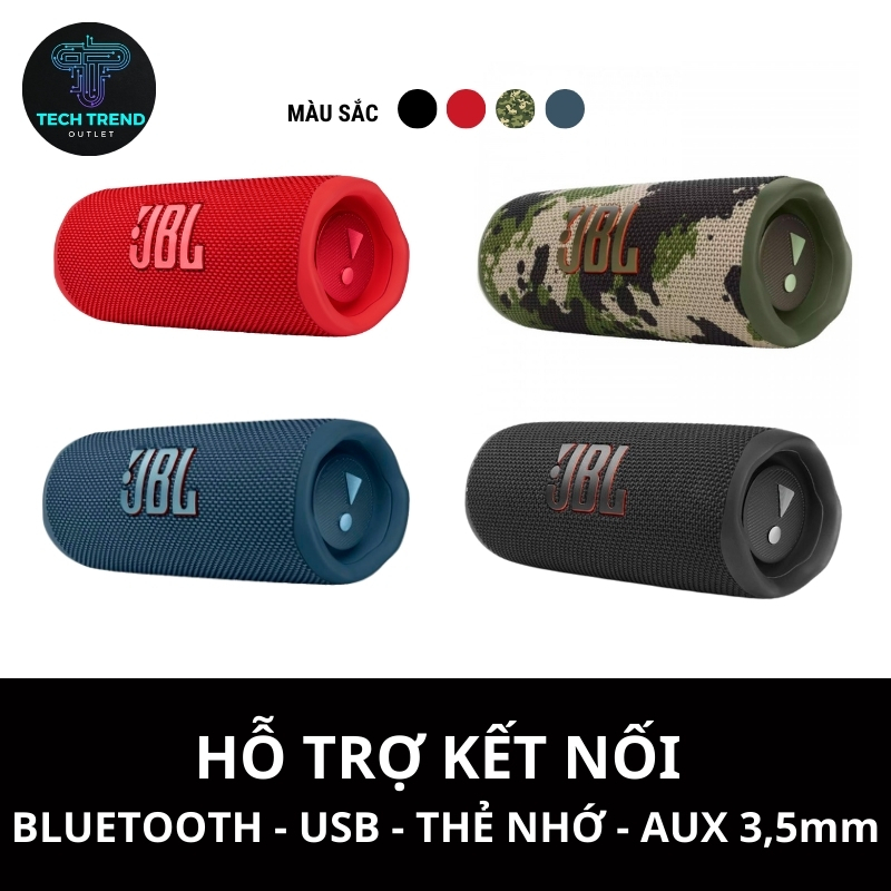 Loa Bluetooth JBL Flip 6 Chất Lượng Cao Không Thấm Nước Chơi Nhạc 4H Loa Bluetooth Mini 5.1 TechTrend Outlet | BigBuy360 - bigbuy360.vn