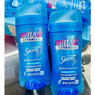 Sáp Khử Mùi Secret Outlast Invisible Solid 73g