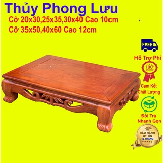 Bàn osin gỗ hương thích hợp làm bàn trà hoặc kê vật dụng thờ cúng cao 10,12cm