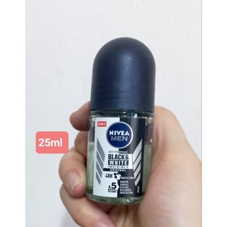 Lăn ngăn mùi nivea men black&white ngăn vệt ố vàng hiệu quả 25ml