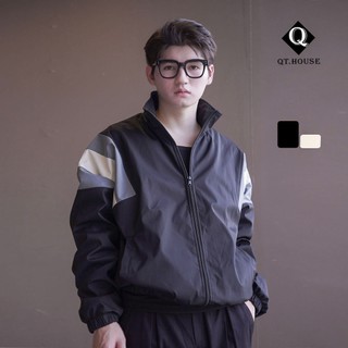 Áo khoác gió Qthouse chất liệu gió dù 2 lớp form jacket unisex QTAK05
