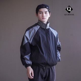 Áo khoác gió Qthouse chất liệu gió dù 2 lớp form jacket unisex QTAK04