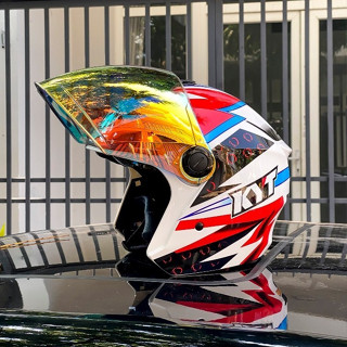 Mũ Bảo Hiểm 3/4 Royal XH01 Tem Dragon Boy, Kính Revo (Bản 2024)