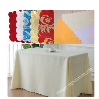 Khăn Trải Bàn Vải Thun Cao Cấp Ella - Khăn Trải Bàn Decor Bàn Học, Bàn Ăn , Trang Trí Bàn Tiệc, Bàn Hội Nghị Sang Trọng