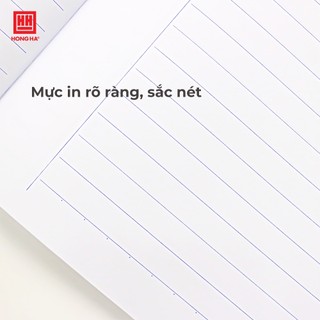 [COMBO 5 TẶNG 2] Vở kẻ ngang 200 trang A4 Hồng Hà Study Pattern - 1107