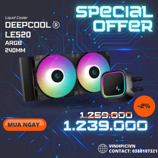 Tản nhiệt nước cpu deepcool le520