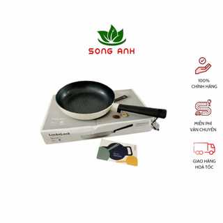 Chảo Decore Lock&Lock LDE1243IH size 24cm - Màu Ivory- PFOA/PFOS Free- sản xuất tại Việt Nam