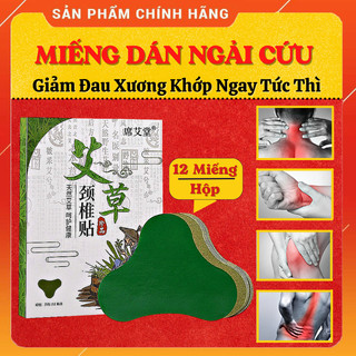 Miếng dán ngải cứu vai gáy - cao dán ngải cứu - giảm đau vai gáy, giảm đau xương khớp