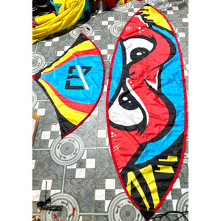 Áo diều in nhiệt xỏ khung thẳng 3m( sản phẩm chỉ có áo,không có khung)