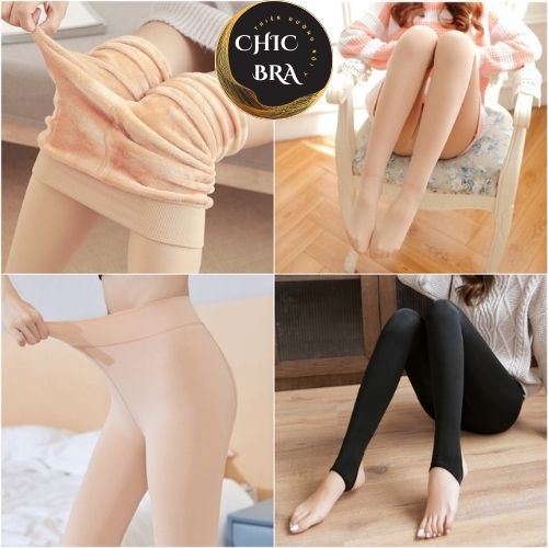 Quần Tất Nữ Lót Lông Dày Dặn Kín Chân Siêu Ấm Giữ Nhiệt QTL1