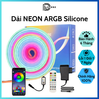 Đèn LED NEON ROPE LIGHT 2024 Dây đèn neon chạy đuổi aRGB trang trí decor tường phòng ngủ, phòng khách, góc làm việc PC.