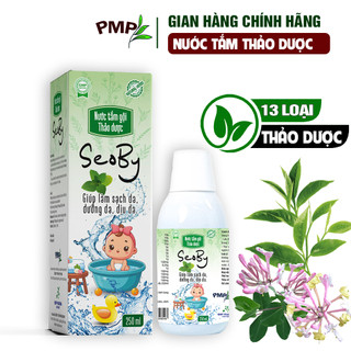 Nước Tắm Gội Thảo Dược 250ml Cho Bé Sơ Sinh Và Trẻ Nhỏ SeoBy PMP - Ngăn Ngừa Viêm Da, Mẩn Ngứa