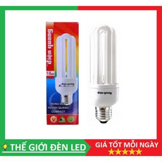 Bóng đèn ĐIỆN QUANG Compact 2U-8W, 3U-14W/18W hàng chính hãng