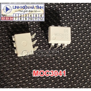 Túi 5 con Opto-Photo Quang Triac MOC3041 DIP-6 (MOC3042 MOC3043)