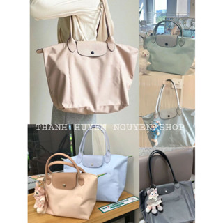 Túi tote nữ vải dù LC chống thấm nước đủ kích thước có thể gấp gọn để vừa sách vở, A4 thích hợp đeo đi học, đi làm