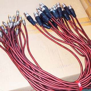 1 sợi dây canon đực ra av dài 0,8m - chống nhiễu tốt - hàng mới 100% - bh 3 tháng lỗi đổi mới