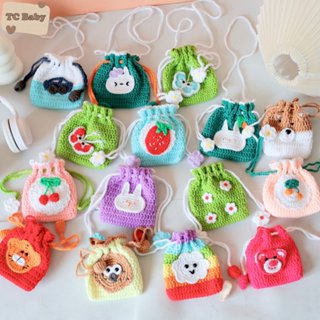   Chọn Mẫu  Túi Đựng Tỏi  Cho Bé Handmade Nhiều Hình Đáng Yêu Túi Len Đeo Chéo Mini Size  Mẫu Mới  