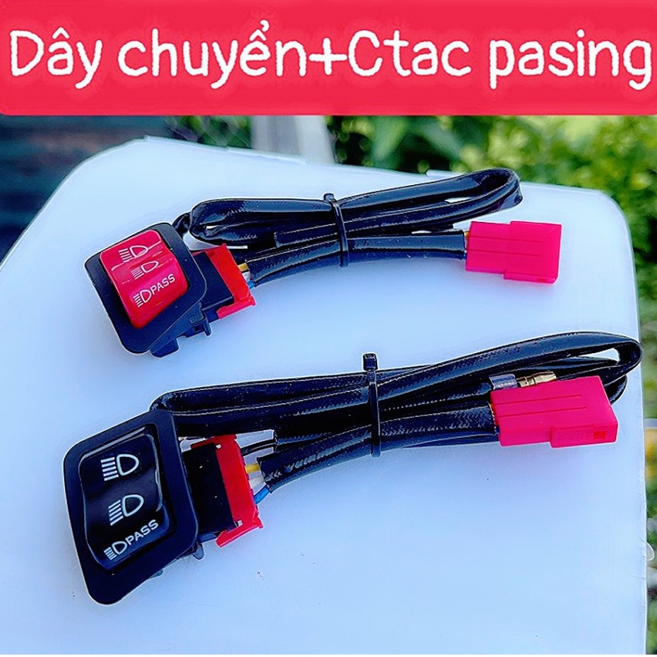 Công tắc pha cos , công tắc passing sh màu đỏ đen