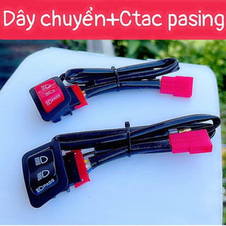 Công tắc pha cos , công tắc passing sh màu đỏ đen