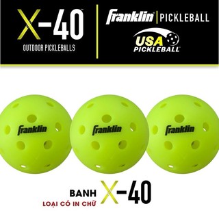 Bóng Pickleball tập tuyện và thi đấu Franklin, Facolos, Passion bền, chống nứt vỡ