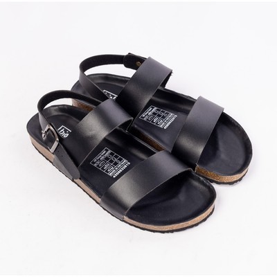 Sandal Đế Trấu BIOLINE Official Quai Da Pu Hai Quai Ngang Lót Chống Nước - PUK15