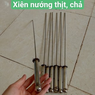 Xiên nướng thịt, xiên nướng chả, xiên thịt nướng chế lò quay tự động xích cam nhỏ