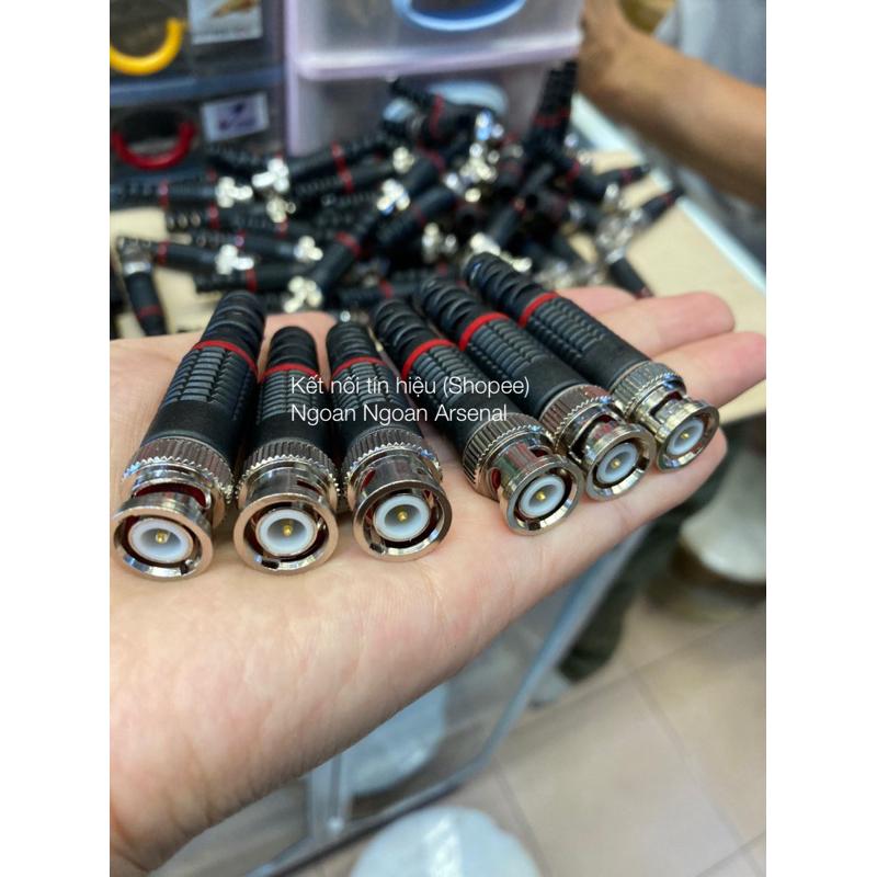 Jack BNC, jack camera kim mạ vàng Nhập khầu hàng xịn