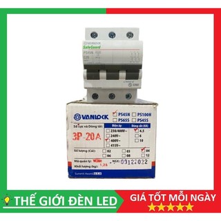 Cầu dao tự động sino 3p - 16a, 20a, 25a, 32a, 40a, 50a, 63a, 80a hàng chính hãng