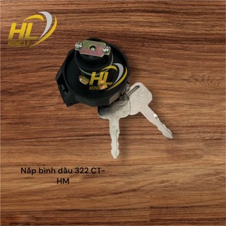 Nắp bình dầu 322 chiến thắng và xe hoa mai có khoá nắp vặn máy cày ô tô xe máy nông công nghiệp