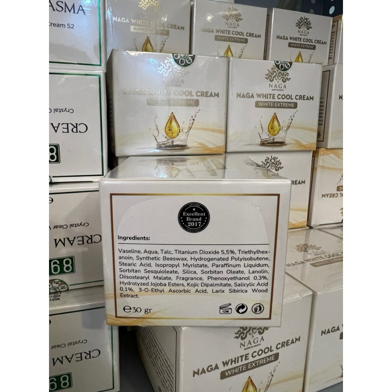kem face dưỡng trắng da Naga white cool cream Tatu - ngăn ngừa mụn nám dưỡng da trắng hồng mịn màn.