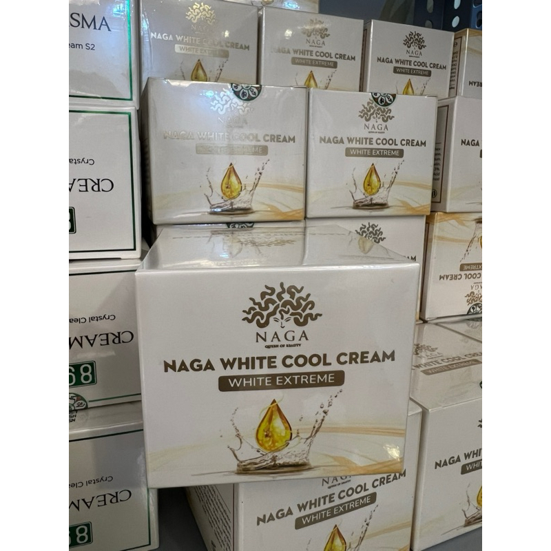 kem face dưỡng trắng da Naga white cool cream Tatu - ngăn ngừa mụn nám dưỡng da trắng hồng mịn màn.
