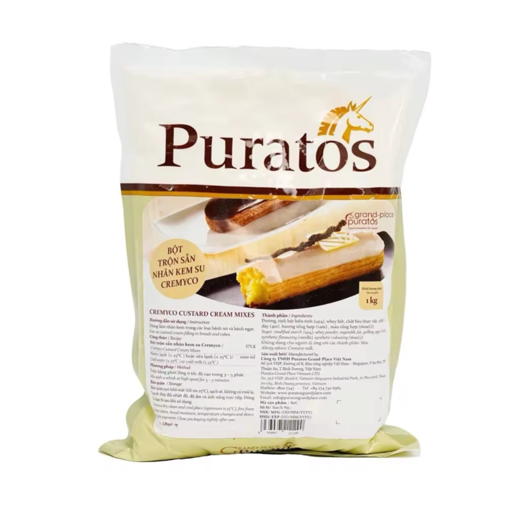 Bột nhân kem su Creamyco Puratos 1kg