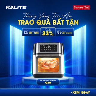 Nồi chiên không dầu Kalite Q10, công suất 1800W, dung tích 10L, Thay thế cho 9 thiết bị nhà bếp khác nhau, BH 24 T