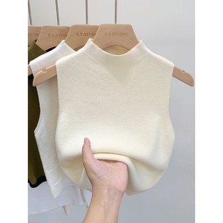 Áo len sát nách cổ 3p chất len lông thỏ dáng ngắn basic Retrostyle